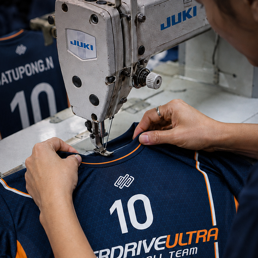 เย็บเสื้อกีฬาซับลิเมชั่น
